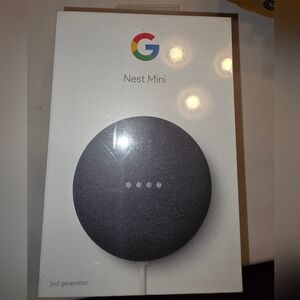 New Google Nest Mini 2nd Gen - Charcoal